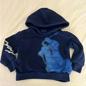 Toddler Boys Polo Hoodie 2T